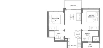 sora-condo-floor-plan-2-bedroom-type-b1-singapore