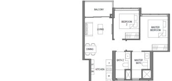 sora-condo-floor-plan-2-bedroom-type-b2-singapore